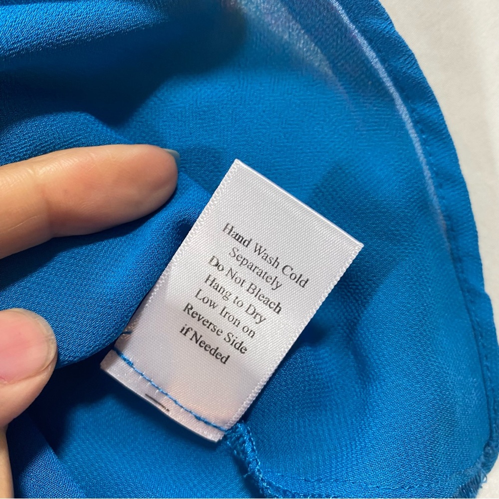 Coldwater Creek Silk Top Colorful Women's Top Lon… - image 4